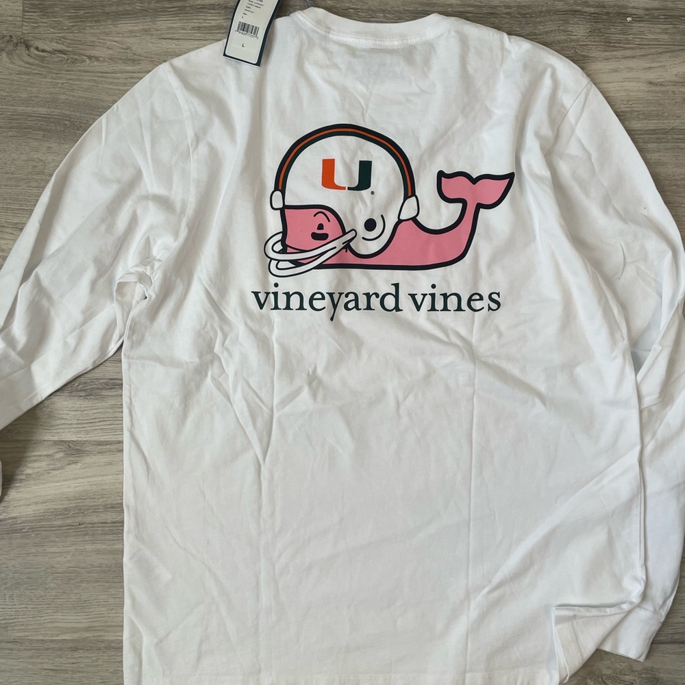 Vineyard Vines University of Miami Long sleeve T-shirt
